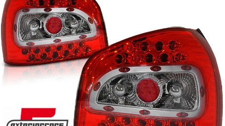 LED stražnja svjetla (crvena/kristal) / Audi A3 (1996-08.2000) Hatchback 3V 5V, LDAU18