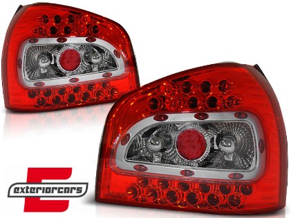 LED stražnja svjetla (crvena/kristal) / Audi A3 (1996-08.2000) Hatchback 3V 5V, LDAU18
