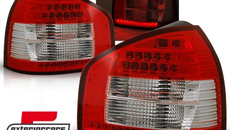 LED stražnja svjetla (crvena/kristal) / Audi A3 (1996-08.2000) Hatchback 3V 5V, LDAU41