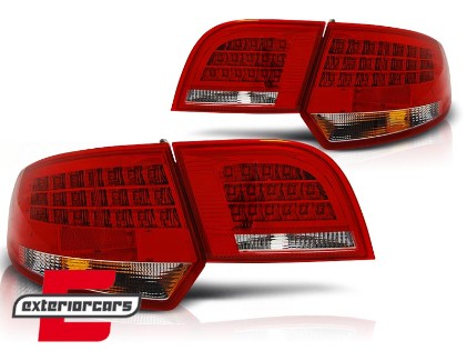 LED stražnja svjetla (crvena/kristal) / Audi A3 Sportback (2004-2008), LDAU90