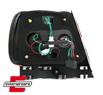 LED stražnja svjetla (crvena/kristal) / Audi A4 B5 (1994-09.2000) limuzina, LDAU47
