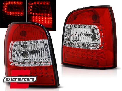 LED stražnja svjetla (crvena/kristal) / Audi A4 B5 (1994-2001) karavan, LDAU93