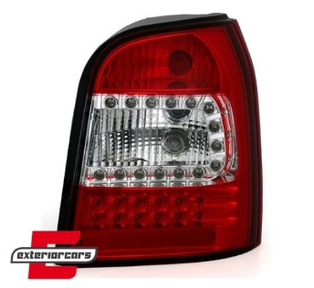 LED stražnja svjetla (crvena/kristal) / Audi A4 B5 (1994-2001) karavan, LDAU93