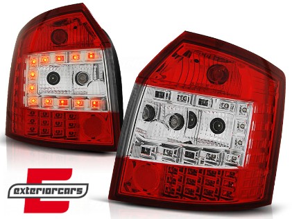 LED stražnja svjetla (crvena/kristal) / Audi A4 B6 (2000-2004) karavan, LDAU34