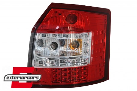 LED stražnja svjetla (crvena/kristal) / Audi A4 B6 (2000-2004) karavan, LDAU34