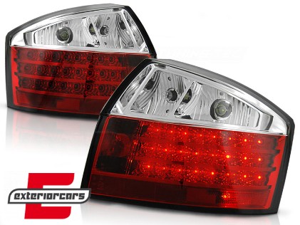 LED stražnja svjetla (crvena/kristal) / Audi A4 B6 (2000-2004) limuzina, LDAU27