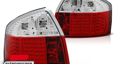 LED stražnja svjetla (crvena/kristal) / Audi A4 B6 (2000-2004) limuzina, LDAU79