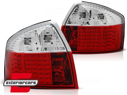 LED stražnja svjetla (crvena/kristal) / Audi A4 B6 (2000-2004) limuzina, LDAU79