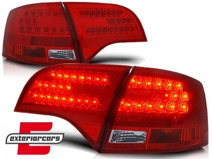LED stražnja svjetla (crvena/kristal) / Audi A4 B7 (2004-2008) karavan, LDAU60