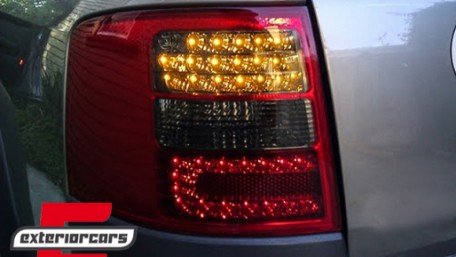 LED stražnja svjetla (crvena/kristal) / Audi A6 4B C5 karavan (1997-2004), LDAU04