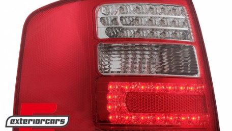 LED stražnja svjetla (crvena/kristal) / Audi A6 4B C5 karavan (1997-2004), LDAU04