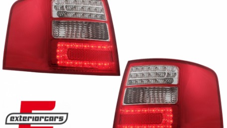 LED stražnja svjetla (crvena/kristal) / Audi A6 4B C5 karavan (1997-2004), LDAU04