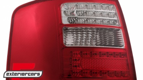 LED stražnja svjetla (crvena/kristal) / Audi A6 4B C5 karavan (1997-2004), LDAU04