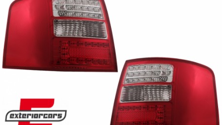 LED stražnja svjetla (crvena/kristal) / Audi A6 4B C5 karavan (1997-2004), LDAU04