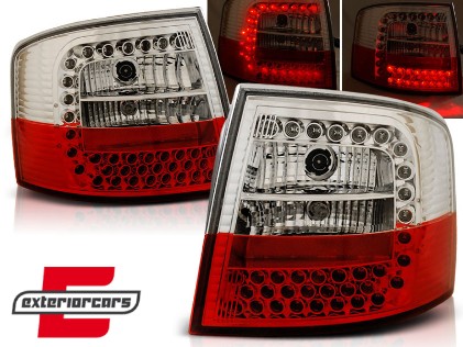 LED stražnja svjetla (crvena/kristal) / Audi A6 4B C5 karavan (1997-2004), LDAU51