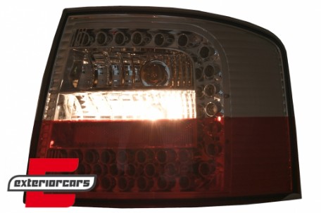 LED stražnja svjetla (crvena/kristal) / Audi A6 4B C5 karavan (1997-2004), LDAU51