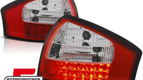 LED stražnja svjetla (crvena/kristal) / Audi A6 C5 limuzina (1997-2004), LDAU13
