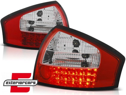 LED stražnja svjetla (crvena/kristal) / Audi A6 C5 limuzina (1997-2004), LDAU13