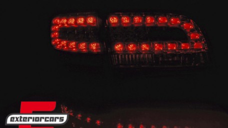 LED stražnja svjetla (crvena/kristal) / Audi A6 C6 4F karavan (2005-2008), LDAUD8
