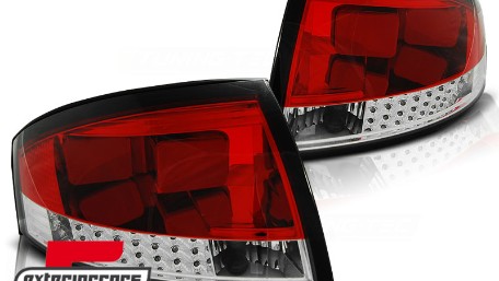 LED stražnja svjetla (crvena/kristal) / Audi TT 8N (1999-2006), LDAU48