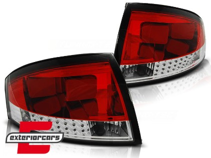 LED stražnja svjetla (crvena/kristal) / Audi TT 8N (1999-2006), LDAU48