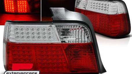 LED stražnja svjetla (crvena/kristal) / BMW serije 3 E36 limuzina (1990-1999), LDBM38