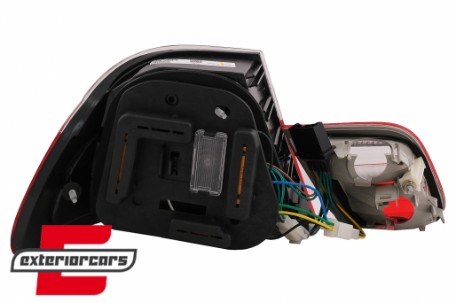 LED stražnja svjetla (crvena/kristal) / BMW serije 3 E46 Coupe (1998-03.2003), LDBM08