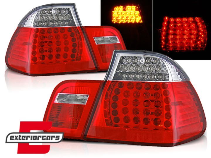 LED stražnja svjetla (crvena/kristal) / BMW serije 3 E46 limuzina (09.2001-2005), LDBM78