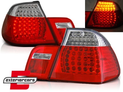 LED stražnja svjetla (crvena/kristal) / BMW serije 3 E46 limuzina (1998-08.2001), LDBM07