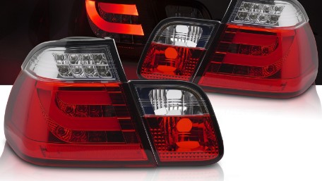 LED stražnja svjetla (crvena/kristal) / BMW serije 3 E46 limuzina (1998-08.2001), LDBMN9
