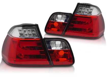LED stražnja svjetla (crvena/kristal) / BMW serije 3 E46 limuzina (1998-08.2001), LDBMN9