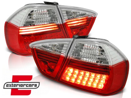 LED stražnja svjetla (crvena/kristal) / BMW serije 3 E90 limuzina (2005-2008), LDBM26