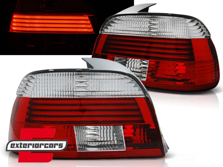 LED stražnja svjetla (crvena/kristal) / BMW serije 5 E39 limuzina (09.2000-2003), LDBM04