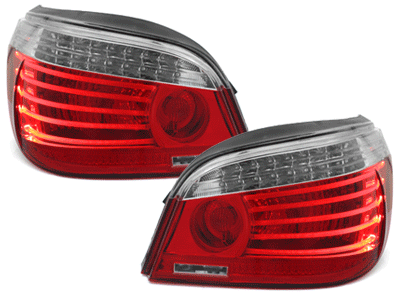 LED stražnja svjetla (crvena/kristal) / BMW serije 5 E60 (2003-03.2007) limuzina, LDBM62