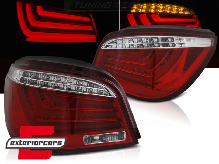 LED stražnja svjetla (crvena/kristal) / BMW serije 5 E60 LCI (03.2007-2009) limuzina, LDBMI2
