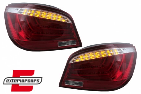 LED stražnja svjetla (crvena/kristal) / BMW serije 5 E60 LCI (03.2007-2009) limuzina, LDBMI2
