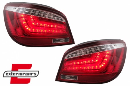 LED stražnja svjetla (crvena/kristal) / BMW serije 5 E60 LCI (03.2007-2009) limuzina, LDBMI2