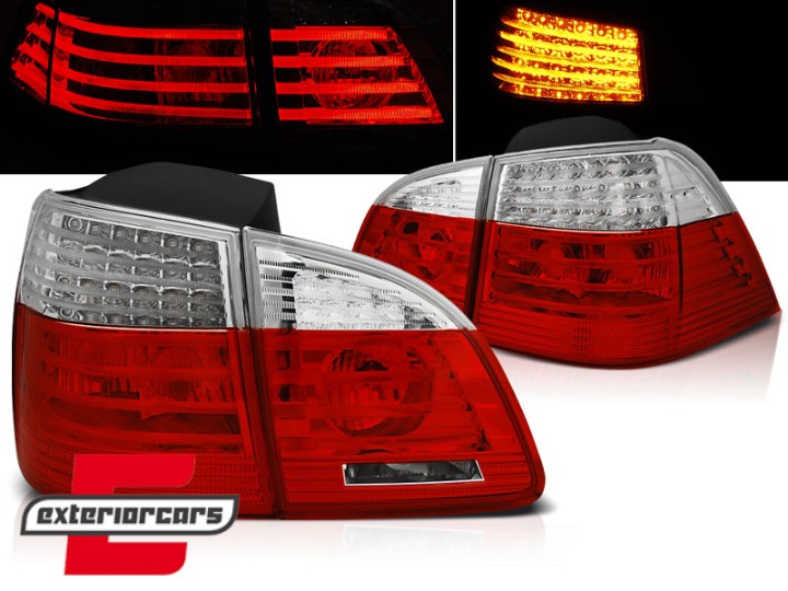 LED stražnja svjetla (crvena/kristal) / BMW serije 5 E61 (2004-03.2007) karavan, LDBME0