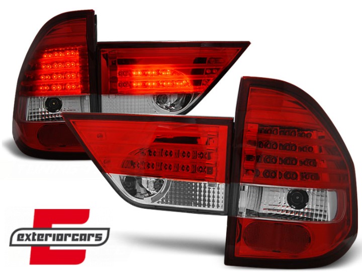 LED stražnja svjetla (crvena/kristal) / BMW X3 E83 (2004-08.2006), LDBM47