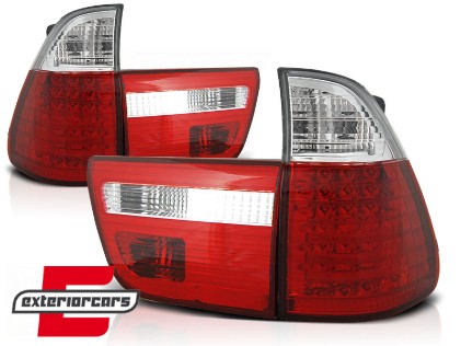 LED stražnja svjetla (crvena/kristal) / BMW X5 E53 (1999-10.2003), LDBM21
