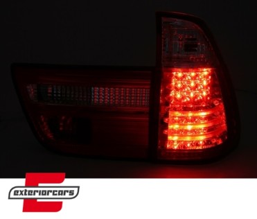 LED stražnja svjetla (crvena/kristal) / BMW X5 E53 (1999-10.2003), LDBM21
