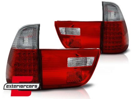 LED stražnja svjetla (crvena/kristal) / BMW X5 E53 (1999-2006), LDBMA3