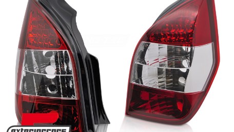 LED stražnja svjetla (crvena/kristal) / Citroen C2 hatchback (11.2003-2010), LDCI01