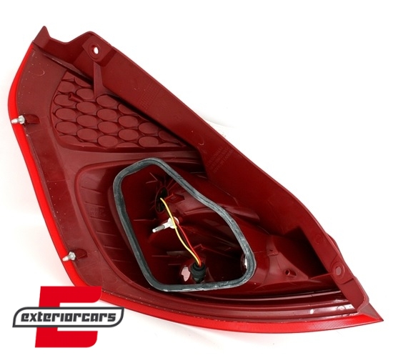 LED stražnja svjetla (crvena/kristal) / Ford Fiesta Mk7 (2008-2012) hatchback, LDFO41