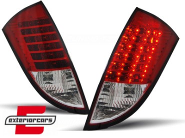 LED stražnja svjetla (crvena/kristal) / Ford Focus Mk1 Hatchback (1998-2004), LDFO24