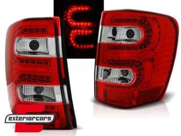 LED stražnja svjetla (crvena/kristal) / JEEP Grand Cherokee (1999-05.2005), LDCH08