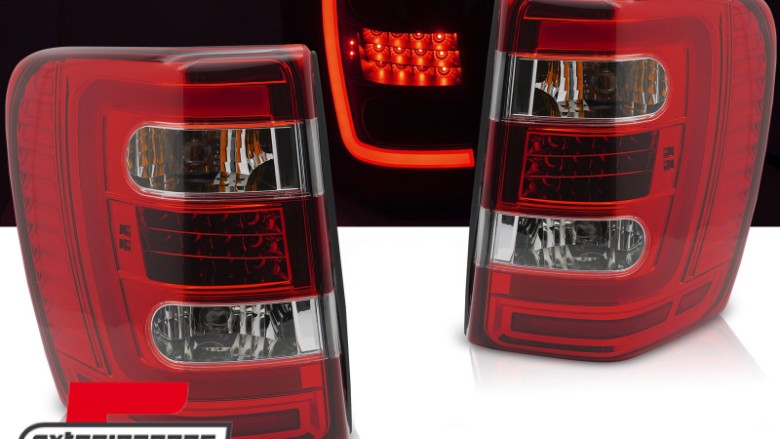 LED stražnja svjetla (crvena/kristal) / Jeep Grand Cherokee (1999-05.2005), LDCH40