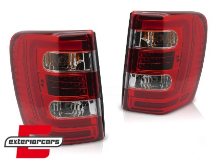 LED stražnja svjetla (crvena/kristal) / Jeep Grand Cherokee (1999-05.2005), LDCH40