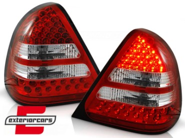LED stražnja svjetla (crvena/kristal) / Mercedes C-klasa W202 limuzina (1993-2000), LDME14