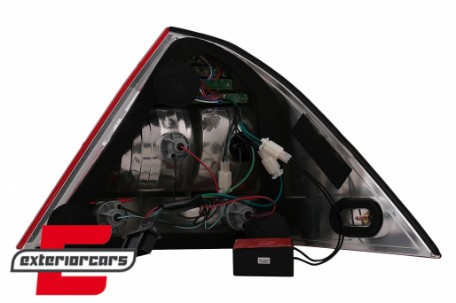 LED stražnja svjetla (crvena/kristal) / Mercedes C-klasa W203 (2000-2004) limuzina, LDME59